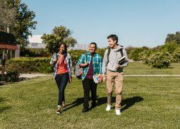 International students on a Canadian university campus
